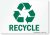 Smartsign Vinilo Adhesivo De Etiquetas, La Leyenda  Reciclaj