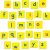 Ezread Magnetic Foam Lowercase Letter Tiles