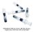 Bitomic 1 Ml Vidrio Borosilicato Luer Lock Jeringa – 100 Pc