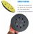 5 Gancho Y Bucle Sander Pad Para Milwaukee 6021-21, 6034-21