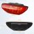 Quasco Luz Trasera Led Roja De Freno Para Motocicleta Atv Co