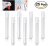 Nuolux 25pcs De Plástico Tubos De Ensayo De 5 Ml Con Tapas (