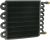 Derale 15300 Tube And Fin Cooler Core,black