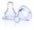 Nuby 2-pack Tres Flujo Estándar Cuello Pezones