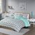 Juego De Edredón Para Cama Individual/xl, Gris/verde Azulado