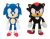 Sonic The Hedgehog Sonic Y Shadow Felpa Conjunto De Juguete
