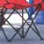 Silla Plegable Portátil Coleman Con Enfriador De Latas, Rojo