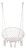Silla Hamaca Circular Colgante De Macramé Blanco Envío 24hrs