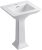 Kohler K-2344-1-0 Memorias De Pedestal Lavabo Del Baño Con S