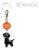 Cuero Negro Labrador Retriever Perro Pequeño Llavero Vanca C