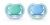 Philips Avent Ultra Chupete Aire, 6-18 Meses, Azul / Verde,