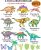 Pegatinas De Pared De Dinosaurio Para Habitación De Niños, P
