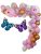 100 Partido De La Mariposa Decoración Paquete Garland Kit, 1