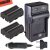 Pack De 2 Bp-511 Bp-511a Baterías Y Cargador De Batería Para