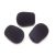 Honbay 20pcs 30x20mm Negro Mini Solapa Del Micrófono Auricul