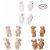 Cheeseandu 12pzas 6cm Felpa Mini-articulación Del Oso De Pel