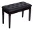 Cygm – Taburete De Piano De Madera De Caucho Negro Con Almac