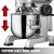 Happybuy – Batidora De Alimentos De Calidad Comercial, 3 Vel