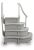 Confer – Entrada A La Piscina Con 4 Escalones, Color Gris. E