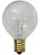 Globe Foco De Reemplazo, G50, 7 W / 130 V, E17 Base ,, 25 Un