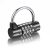 Cerradura De Combinación De 4 Dígitos Candado Restaurable Pa