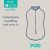 Swaddleme Pod – Tamaño Grande, 3-6 Meses, Paquete De 2 (peek