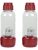 Botellas Drinkmate Carbonatación (2 Pack) (0,5 L, Rojo)