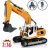Excavadora A Control Remoto Con Pala Metálica 3 En 1
