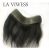 Hombres Hairline Toupee 1.5×6.5 Pulgadas En Forma De V Brasi