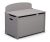 Delta Niños Mysize Deluxe Toy Box, Gris