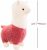 Rosa Y Blanco De Alpaca De Felpa, Peluche 18 | 18 Pulgadas