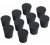 10 Paquete De Tapones De Goma Sólida – Tamaño # 5-29mm X 22