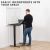 Vivo Electric Height Adjustable 44 X 24 Inch Stand Up Desk,