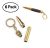 Trabajo Con Torno Legado, Bala Llavero Kit Proyecto – Gold 6