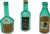 Mini Botellas De Licores – Primeros De La Magdalena / Decora