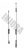 Injora 11,4  & 6.3  Metal Antena, 1 10 Escala Rc Orugas Acce