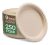 100% Compostable 9 Platos De Papel 250-pack Placa Pesados