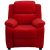 Muebles De Flash Bt-7985-r-mic-red-gg Deluxe Muy Acolchado D