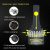 9005 Hb3 H10 Led Bulbo De La Linterna 200w 6500k 20000lm Bla
