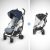 Uppababy G-luxe Cochecito – Aidan (denim / Plata) + G-luxe P