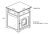 Arf Pets Designer Enclosed Cat Litter Box Furniture House Wi