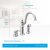 Moen S711 Waterhill Un Arco Alto Grifo De La Cocina, Cromo