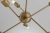 Lámpara De Araña Moderna Sputnik 6 Luces De Latón Cepillado