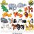 Animal Building Blocks Conjunto De Juguete 25 Pcs, De Plásti