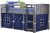 Donco Kids Loft Bajo De La Lumbrera, Pino, Azul
