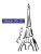 Torre Eiffel París Calcomanía, Vinil Decorativo Para Pared