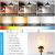 Bombilla De Filamento De Luz Led De La Vendimia Estilo St64