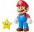 Nintendo Super Mario, 4 Articulado Figura Con Super Star