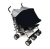 Shade Manito Sun Para Twin Cochecito (negro)