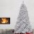 7 Pies North Valley, Árbol De Navidad Blanco Con Bisagras De